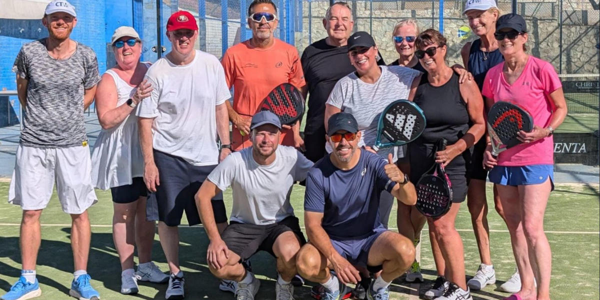 Group Photo of Padel Players